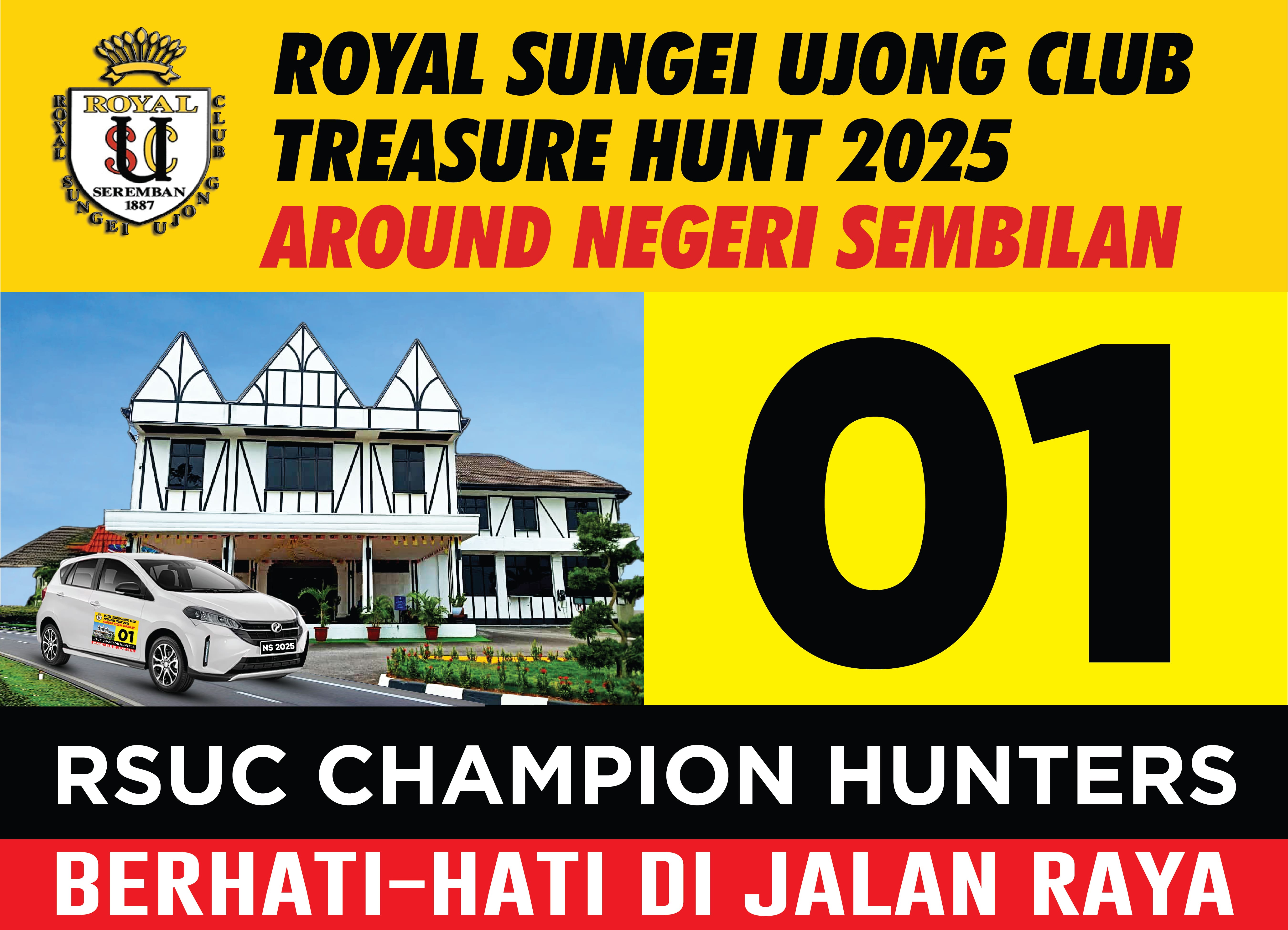 Royal Sungei Ujong Club Treasure Hunt 2025 - RSUC Champion Hunters